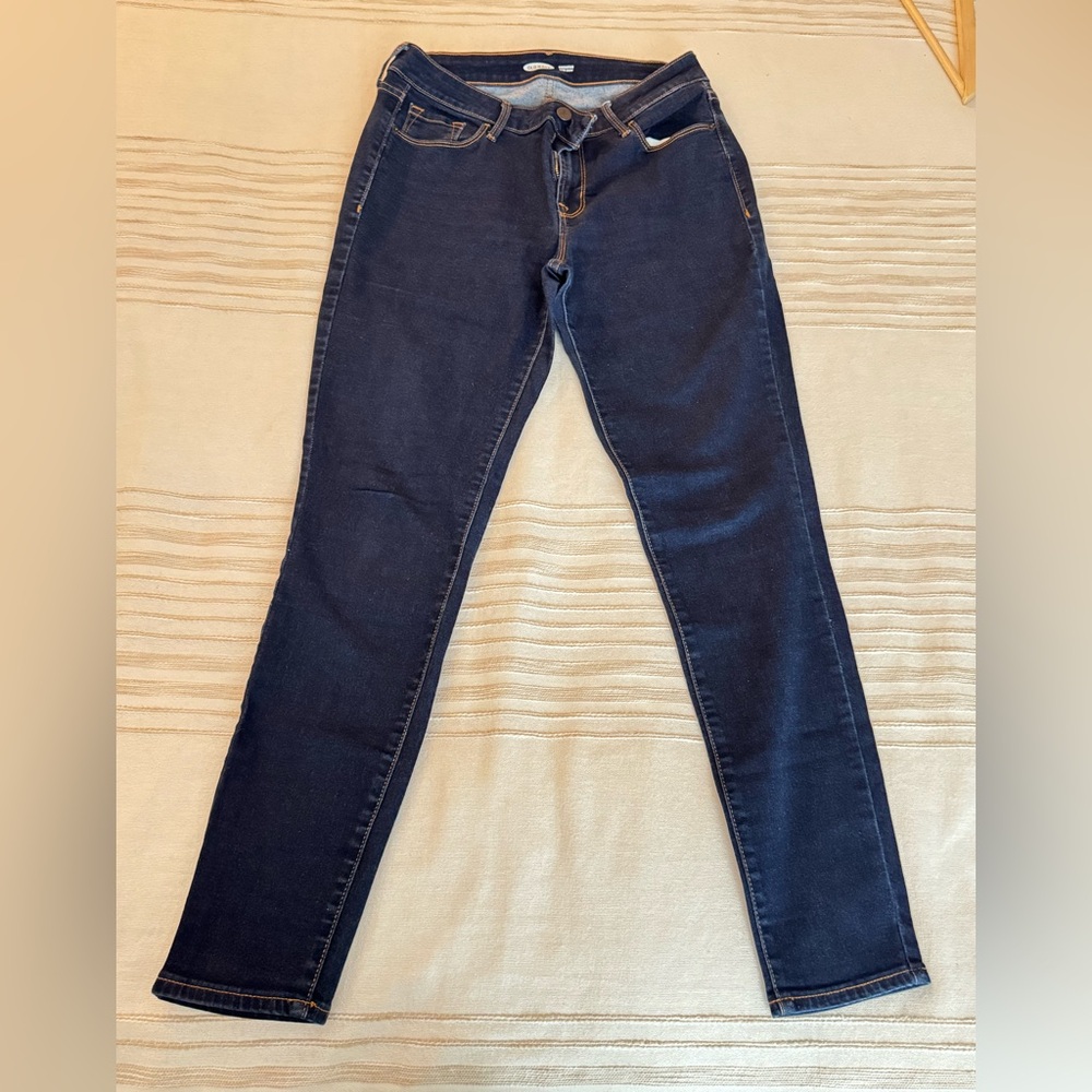 Old Navy Women's Dark Blue Skinny Jeans